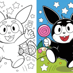kuromi coloring pages​Free Kuromi coloring pages