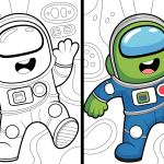 Among Us coloring pages printable free