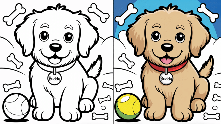 puppy dog coloring pages