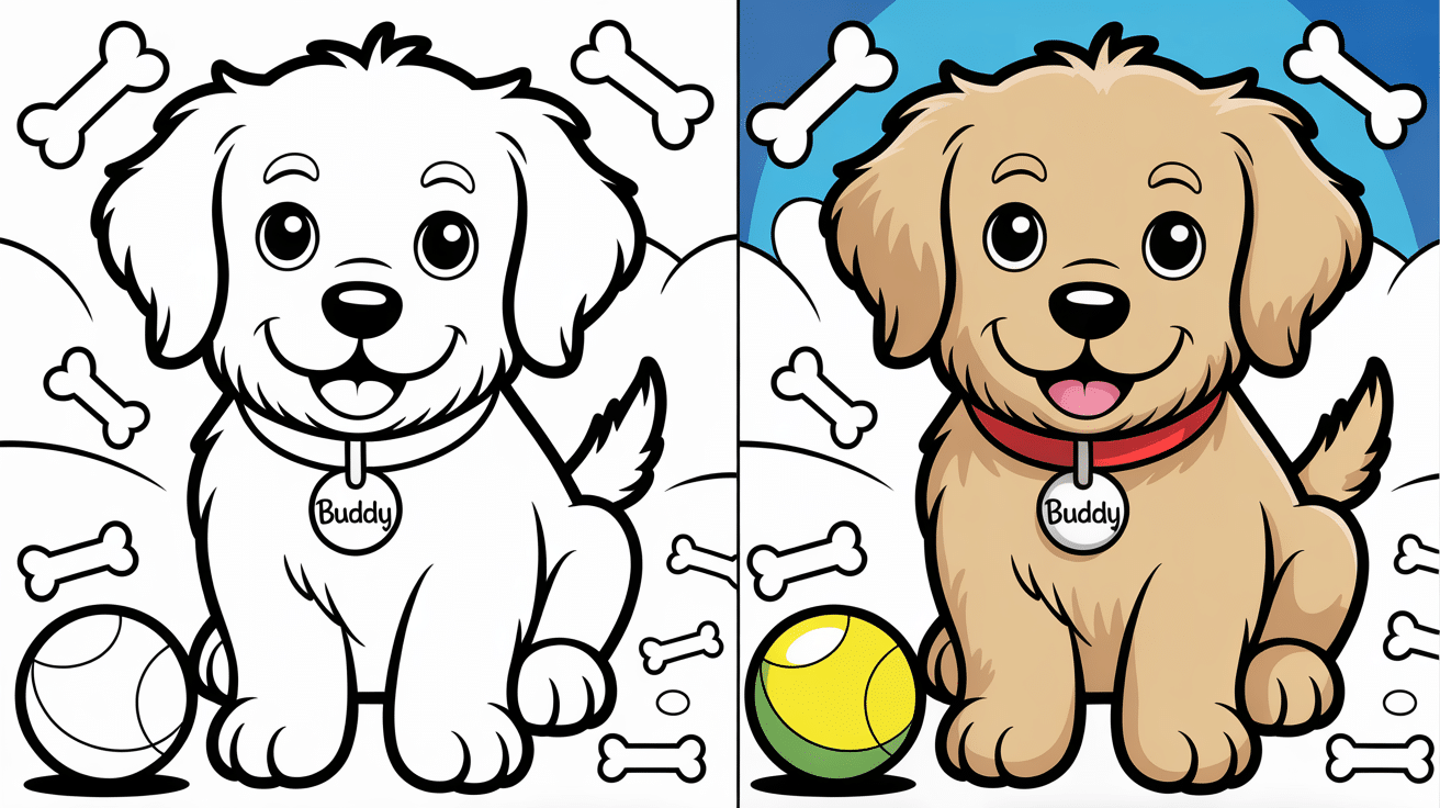 puppy dog coloring pages